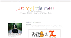 Desktop Screenshot of justmylittlemess.com